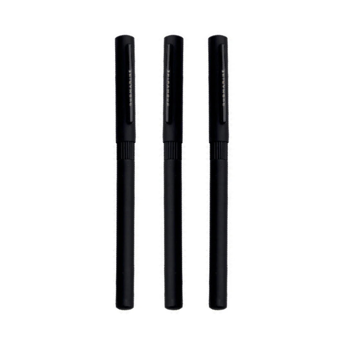 Instant Magnet Ball Pen | All-Black Metal | Quick-Click Cap