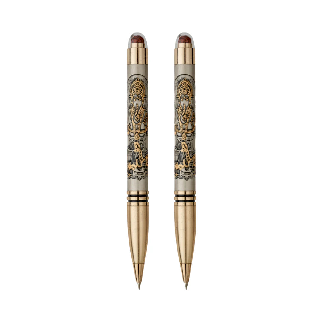 Ganesha Rudraksha Ball Pen