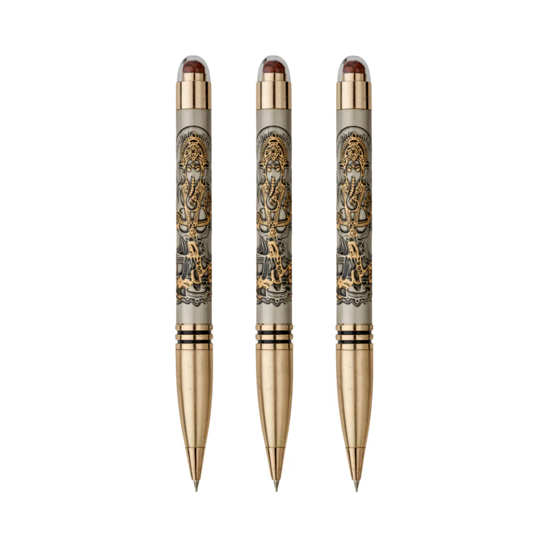 Ganesha Rudraksha Ball Pen