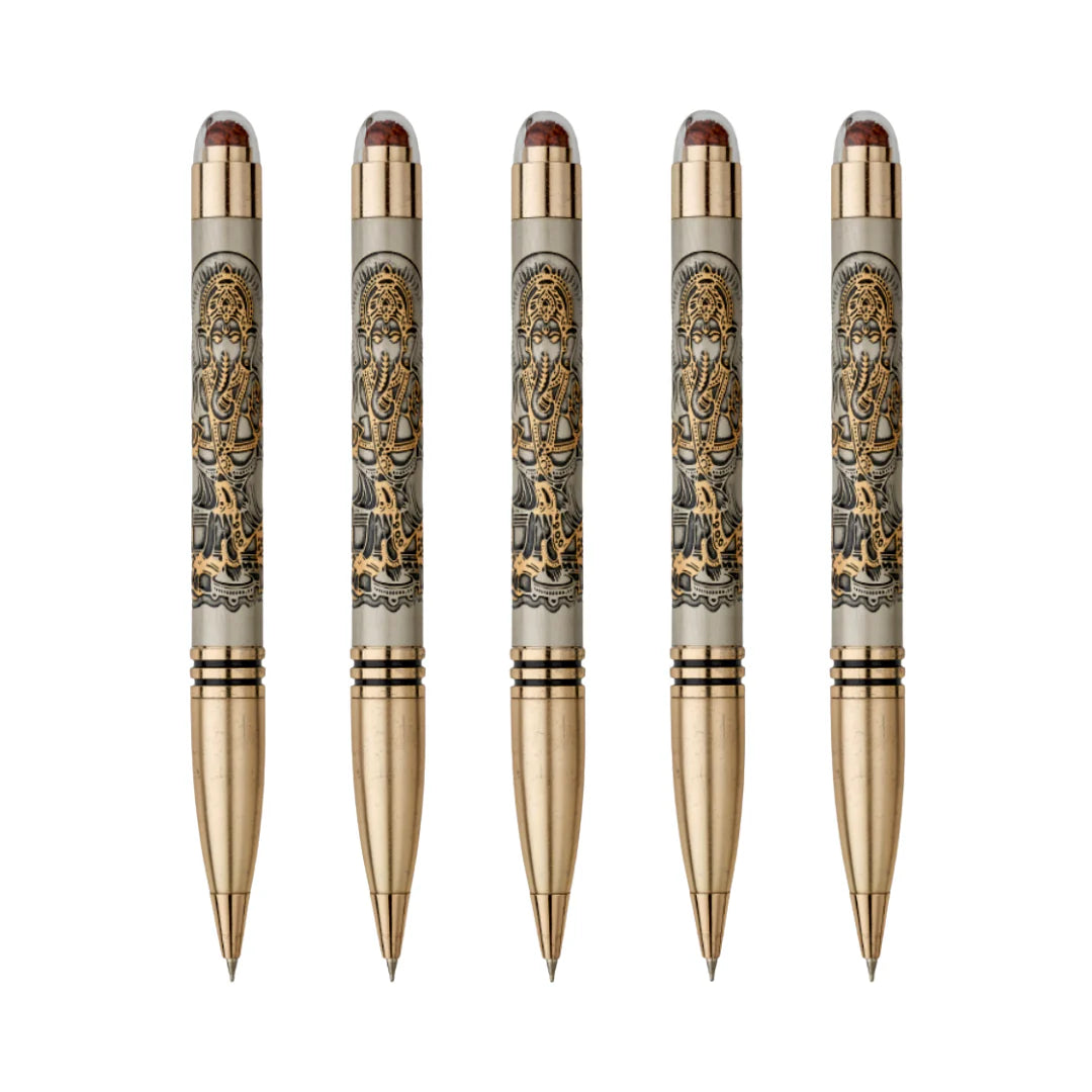 Ganesha Rudraksha Ball Pen