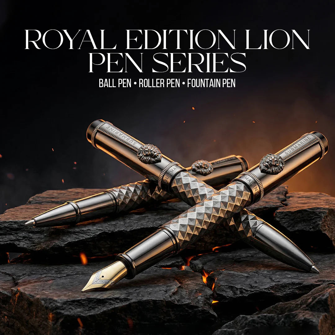 Royal Edition Lion Metal Roller Pen