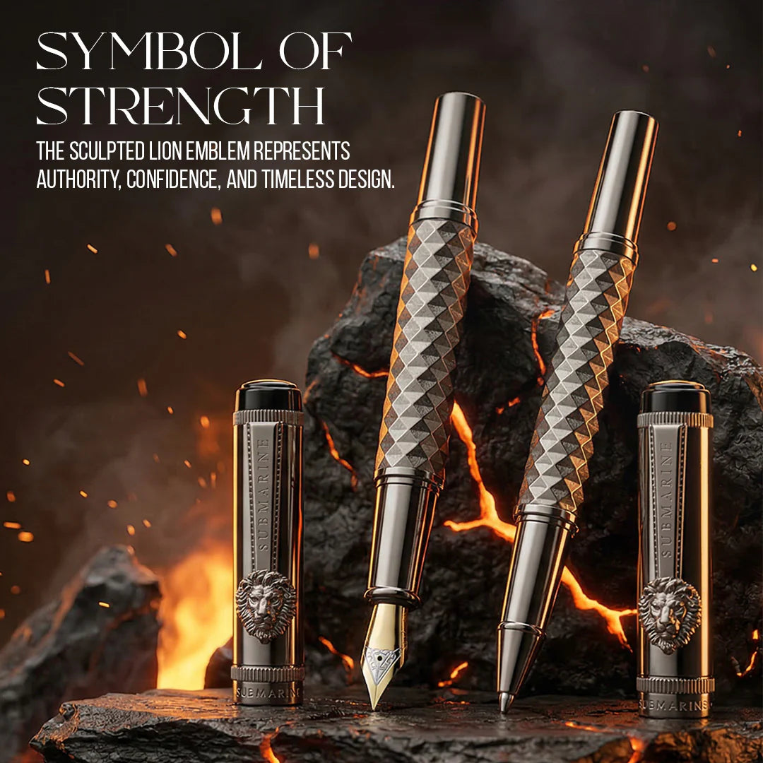 Royal Edition Lion Metal Roller Pen