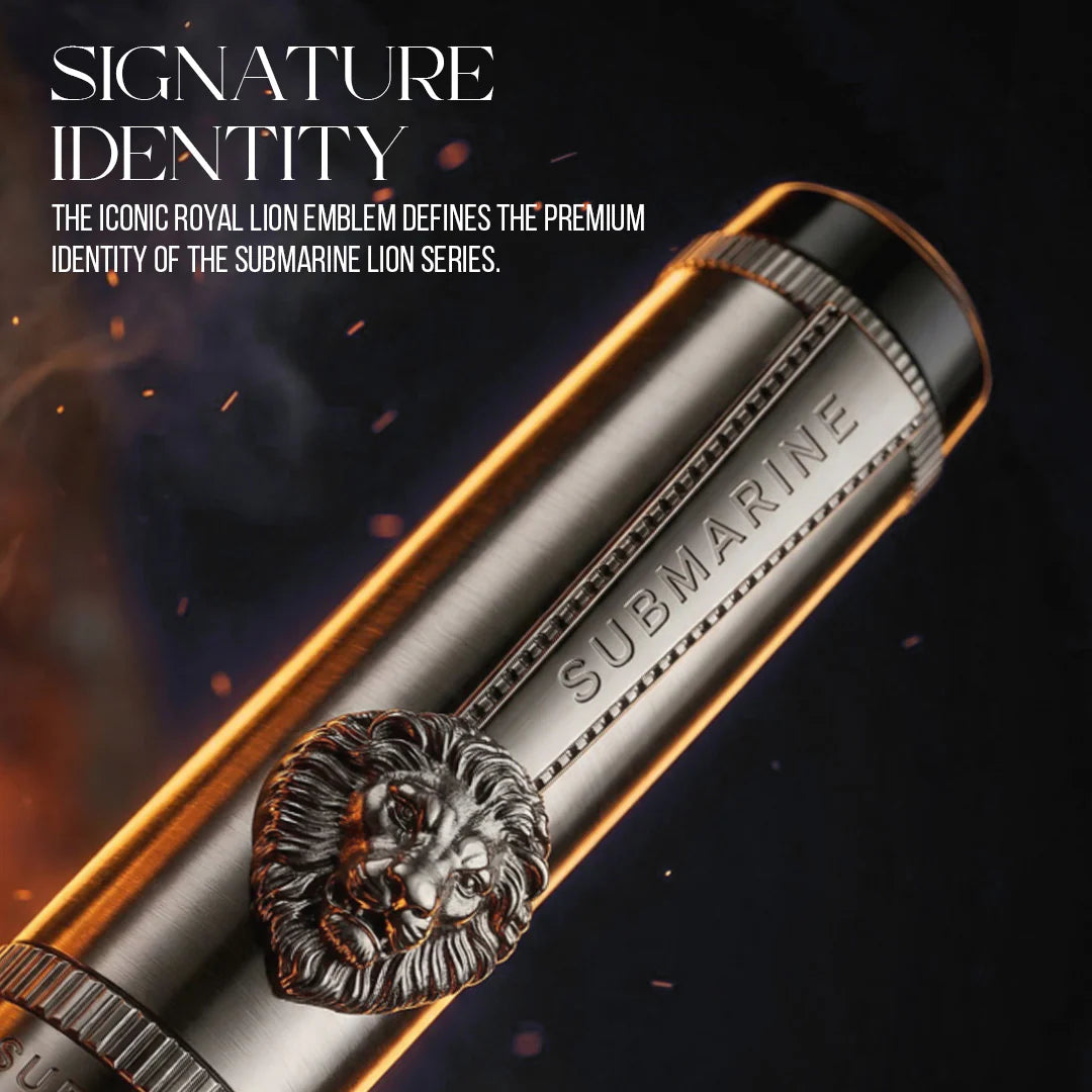 Royal Edition Lion Metal Roller Pen