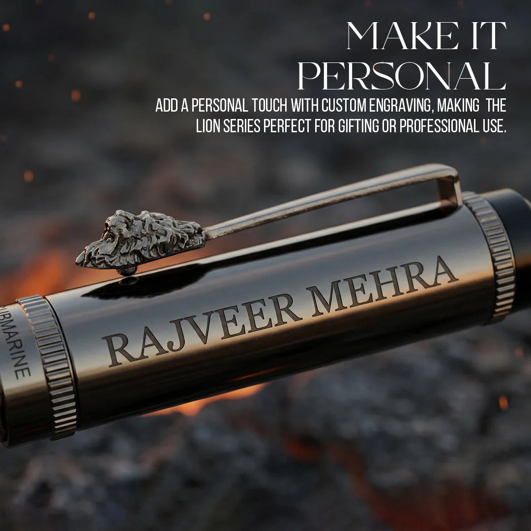 Royal Edition Lion Metal Roller Pen