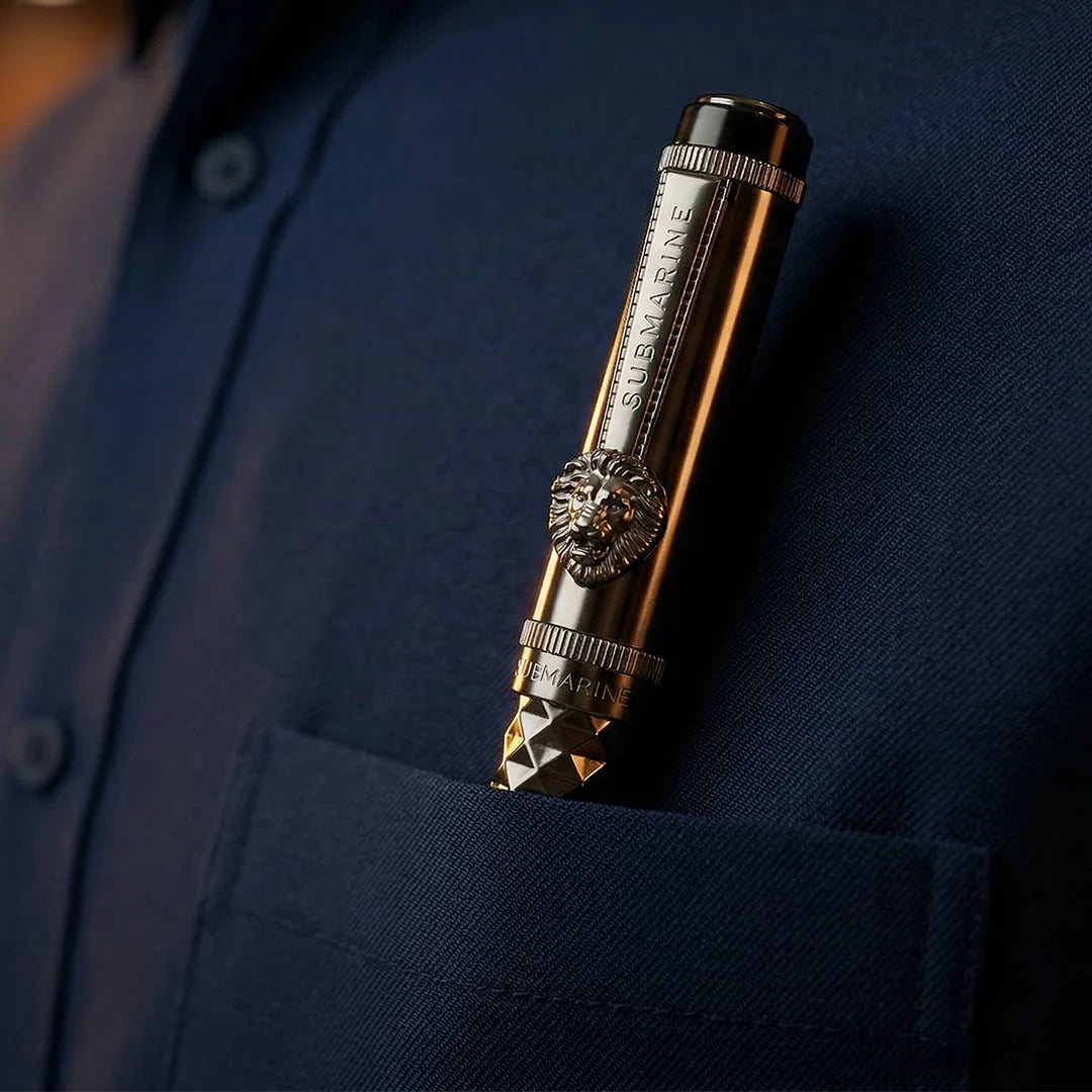Royal Edition Lion Metal Roller Pen